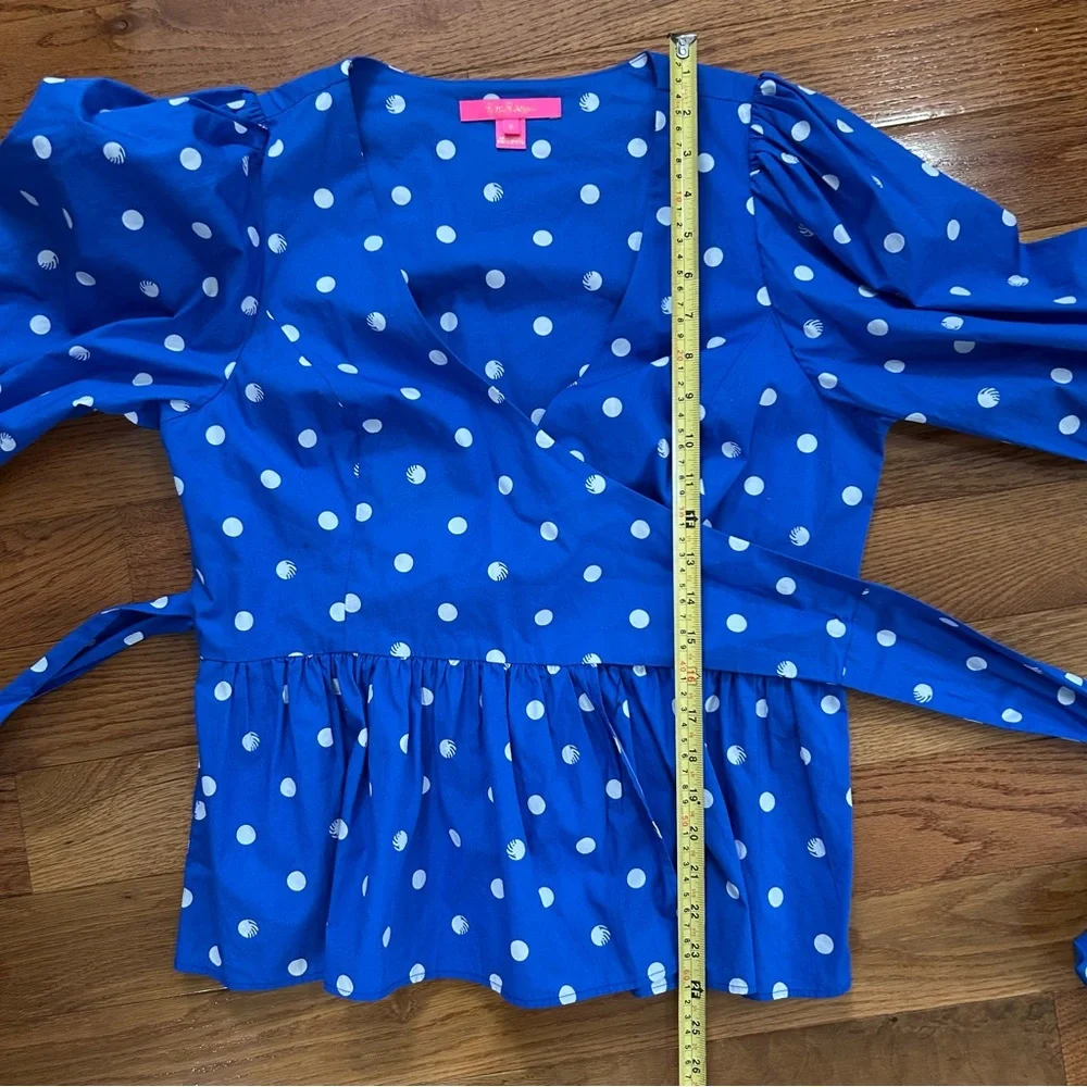 Lilly Pulitzer Kara Cotton Wrap Top 